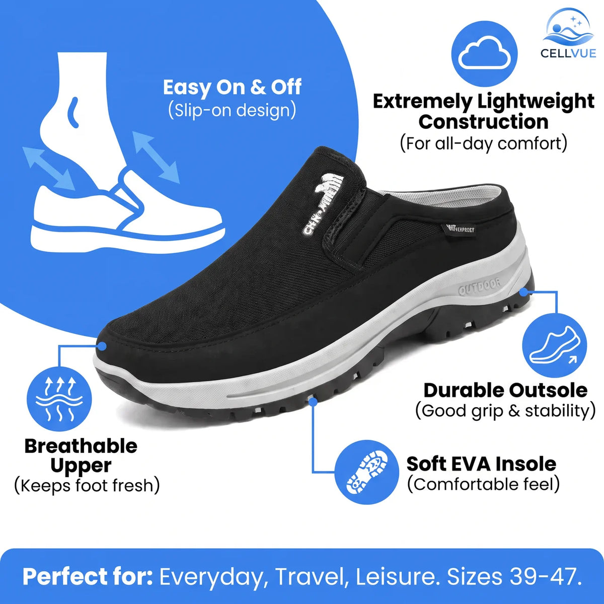 Slip On Shoes for Men – Lightweight & Breathable - view 2