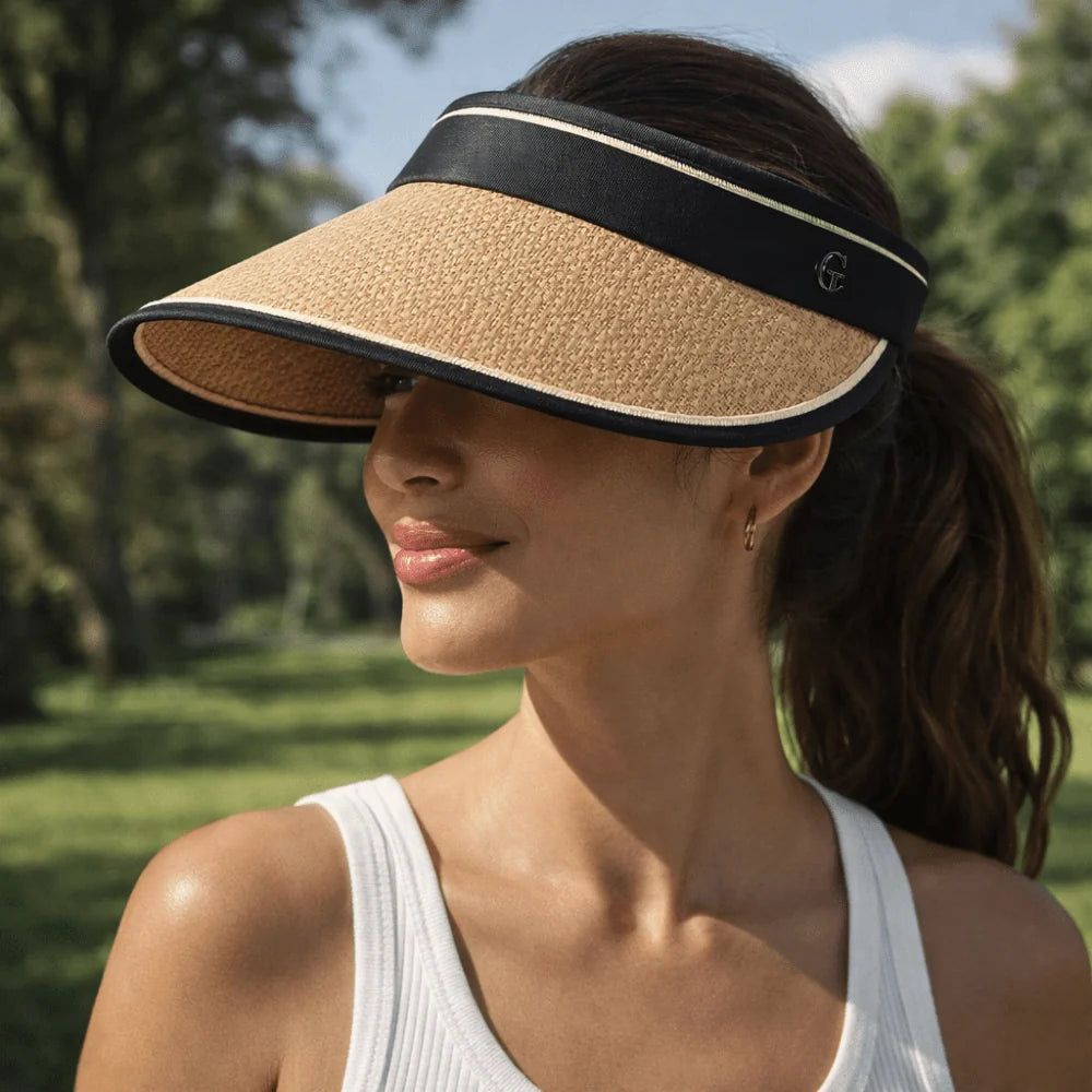 Lightweight Soleil Sun Hat with a wide brim for women, offering stylish UV protection and comfort for sunny days outdoors. 8