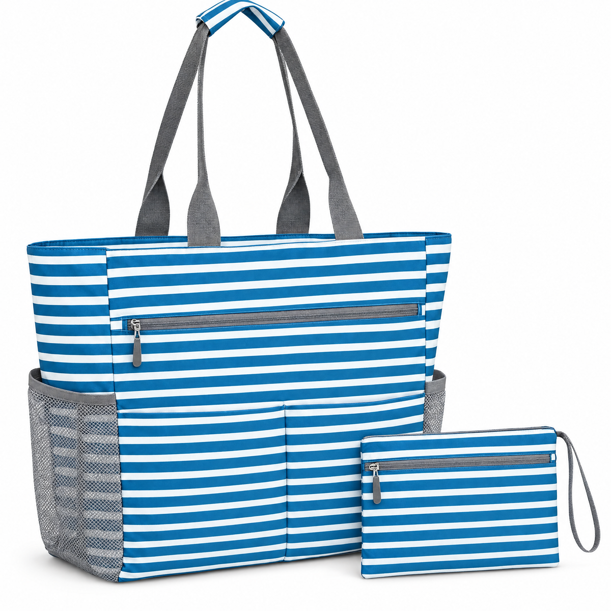 Waterproof Beach Tote Bag with 13 Pockets, Foldable 6