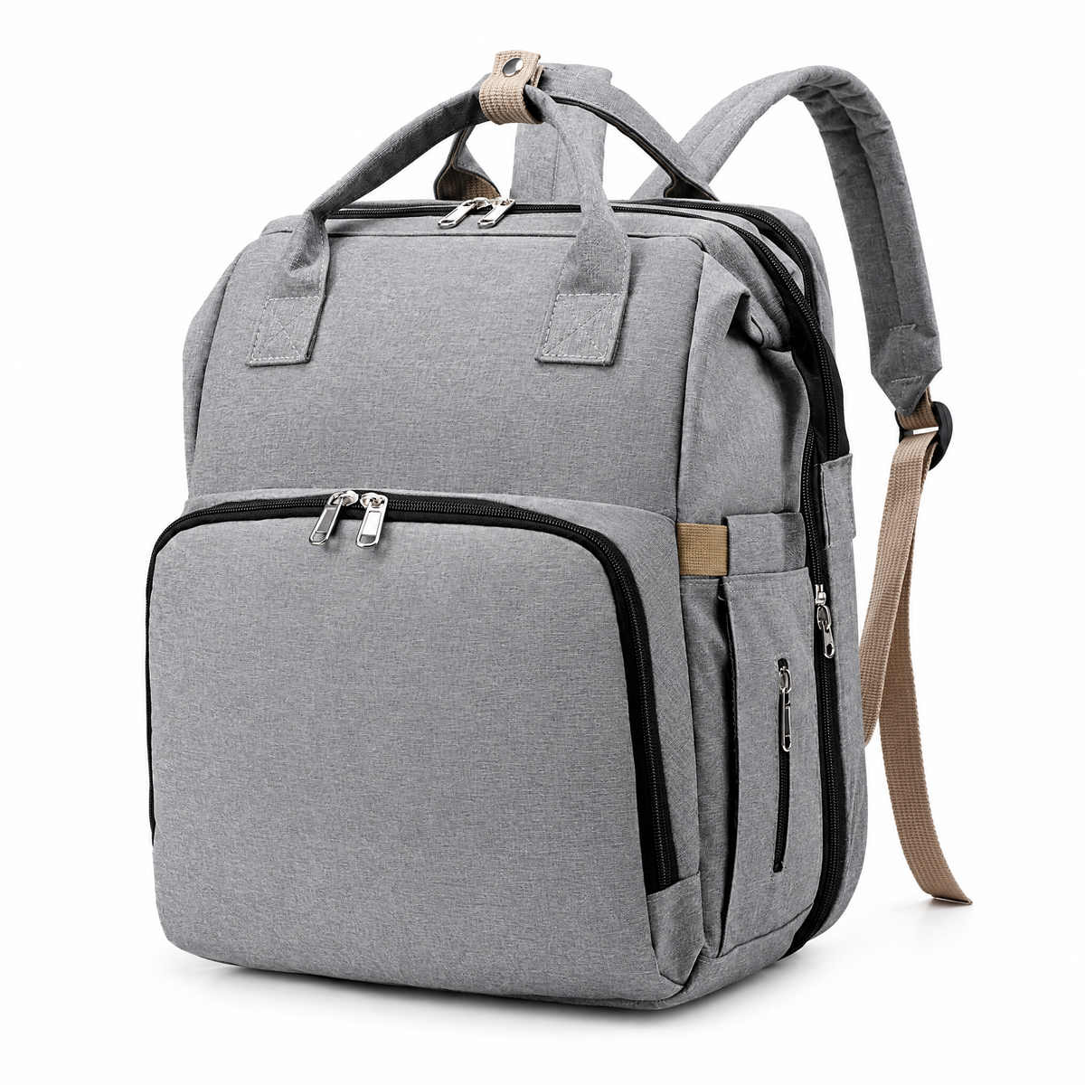 3-in-1 Diaper Bag Backpack with Foldable Changing Station 4