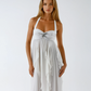 Ariel Summer Midi Dress With Star Embellishment