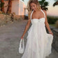 Ariel Summer Midi Dress With Star Embellishment