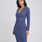 Autumn Elegance Long Dress – Slim Fit Sophisticated Office Wear