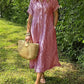 Casual Striped Button-Front Midi Dress for Easy Daytime Style