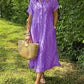 Casual Striped Button-Front Midi Dress for Easy Daytime Style