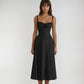 Catherine Corset Midi Dress Romantic Silhouette