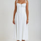 Catherine Corset Midi Dress Romantic Silhouette