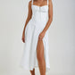 Catherine Corset Midi Dress Romantic Silhouette