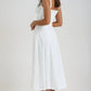 Catherine Corset Midi Dress Romantic Silhouette