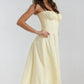 Catherine Corset Midi Dress Romantic Silhouette