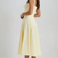 Catherine Corset Midi Dress Romantic Silhouette
