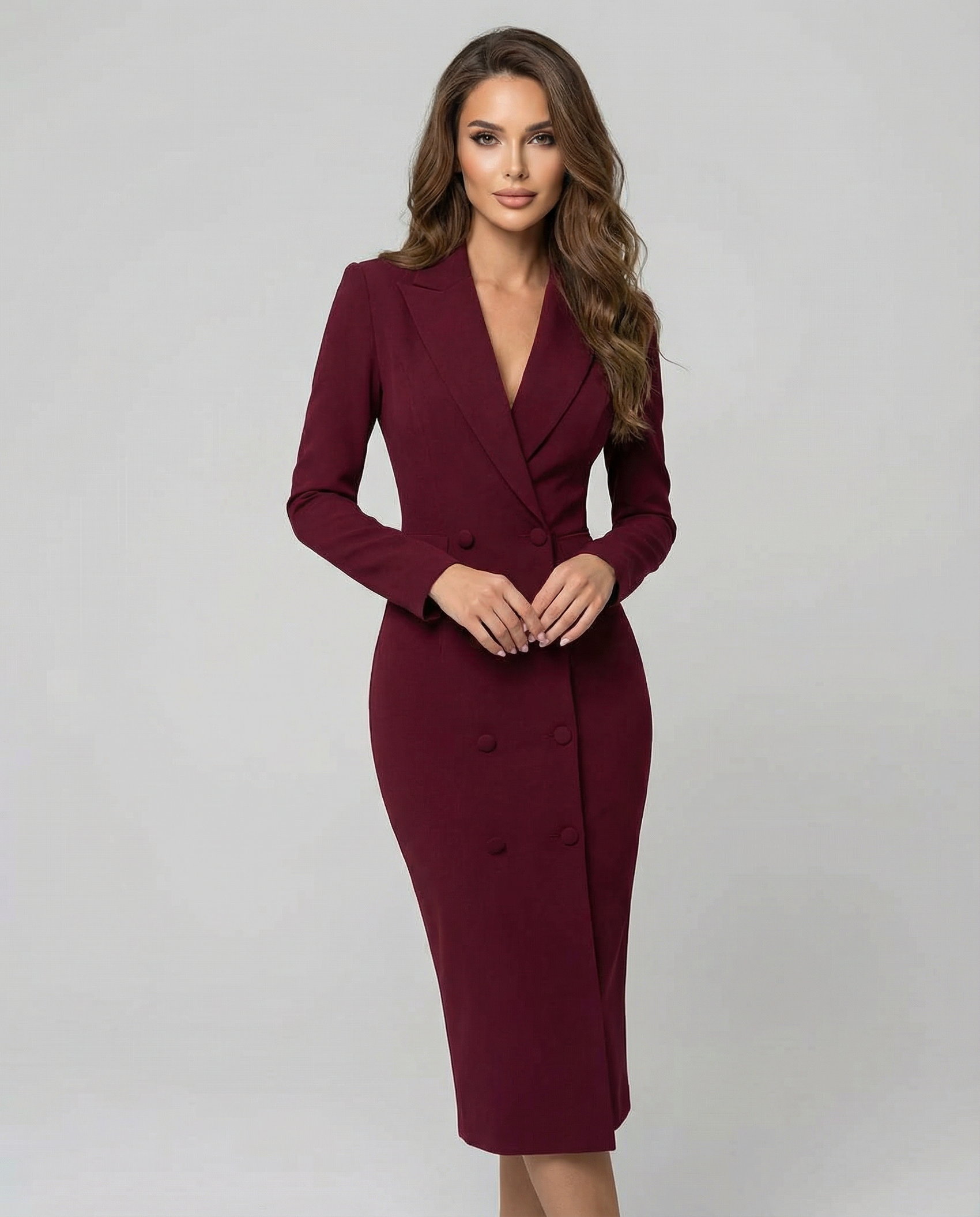 Chic Blazer Dress – Tailored Minimalist Style for Versatile Occasions