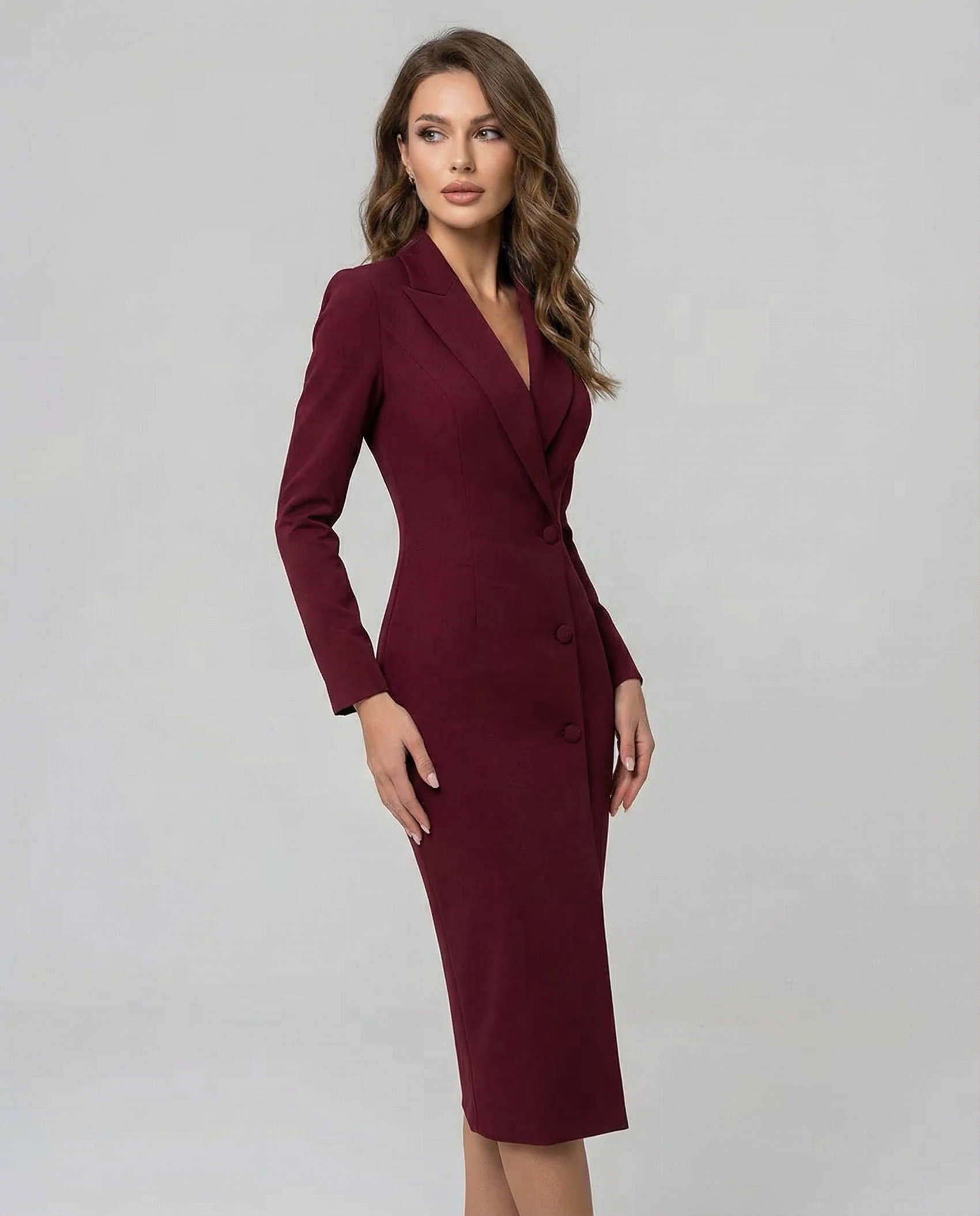 Chic Blazer Dress – Tailored Minimalist Style for Versatile Occasions