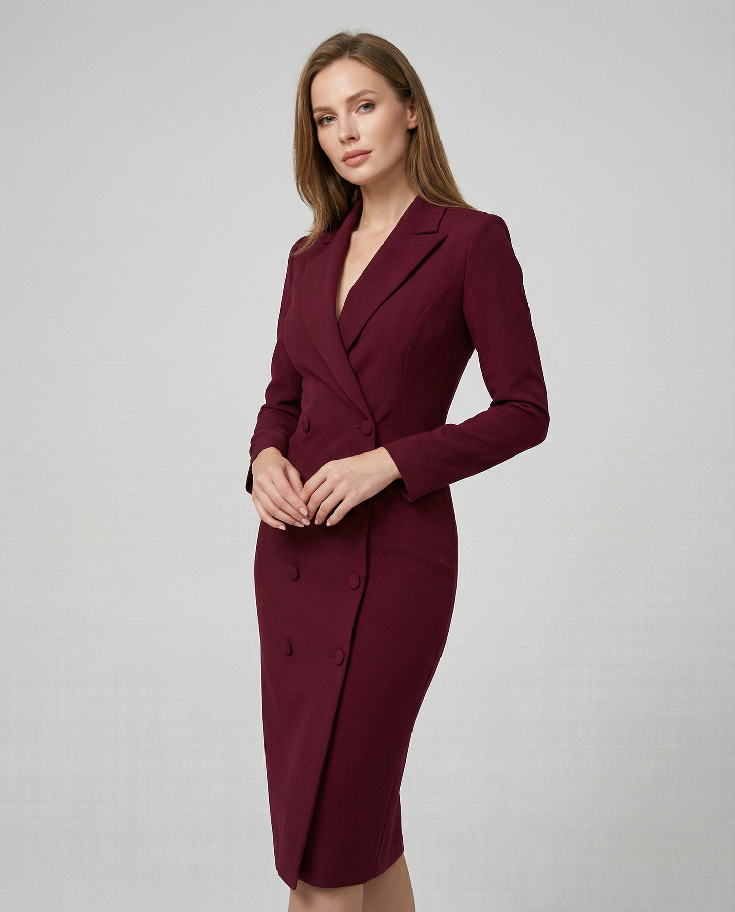 Chic Blazer Dress – Tailored Minimalist Style for Versatile Occasions