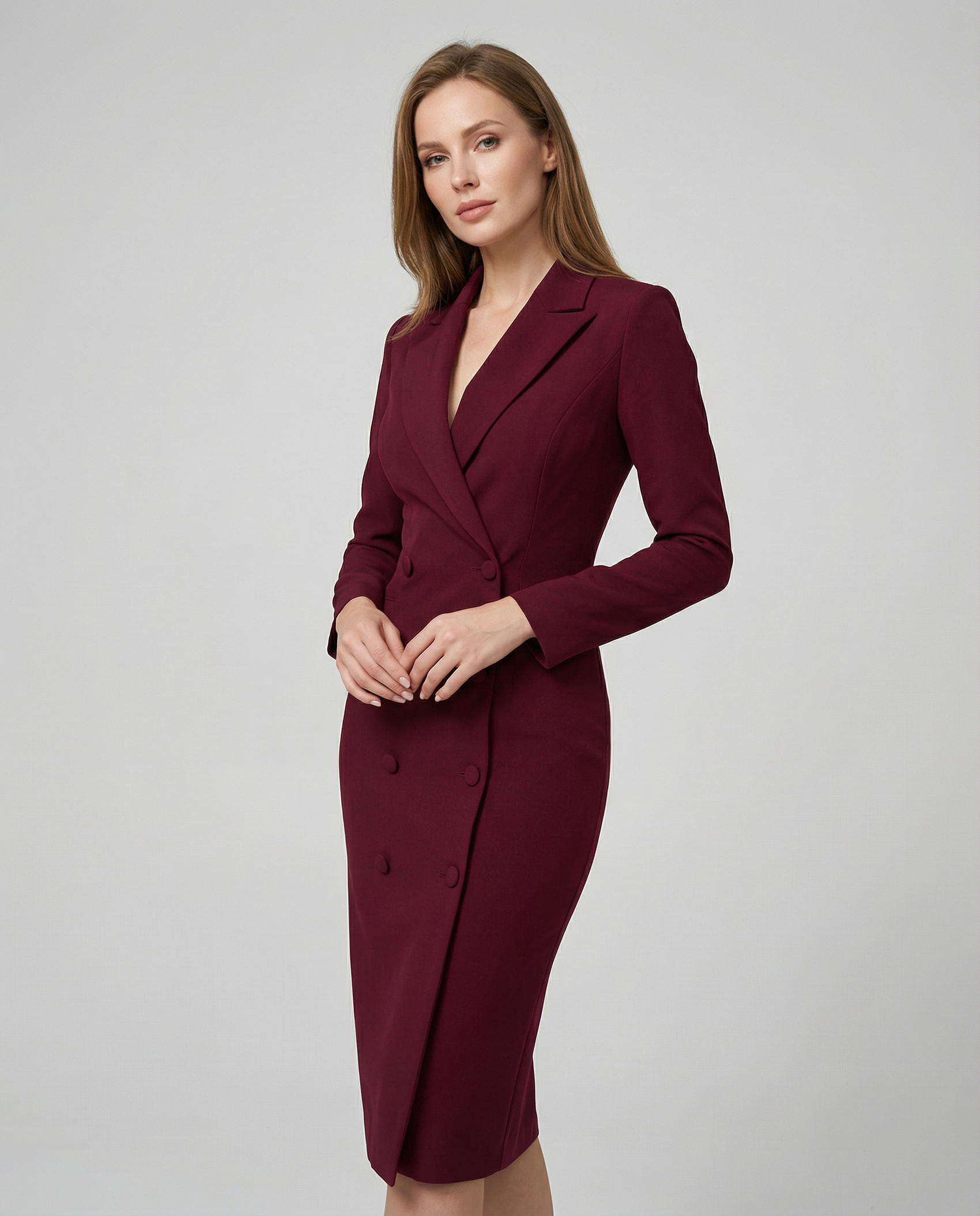 Chic Blazer Dress – Tailored Minimalist Style for Versatile Occasions