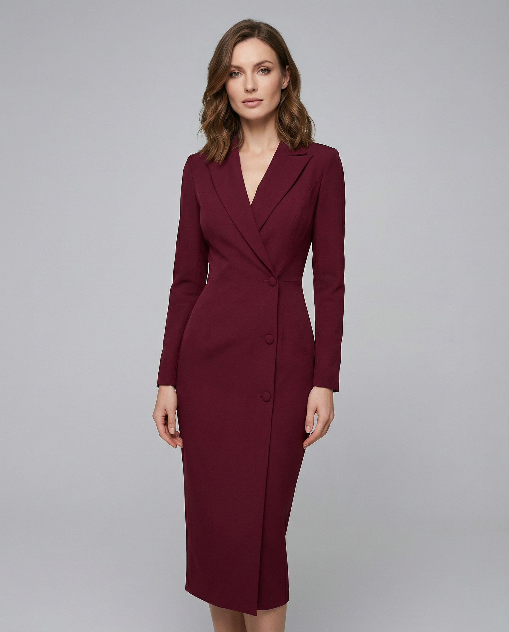 Chic Blazer Dress – Tailored Minimalist Style for Versatile Occasions