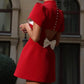 Chic Tailored Mini Dress With Puff Sleeves