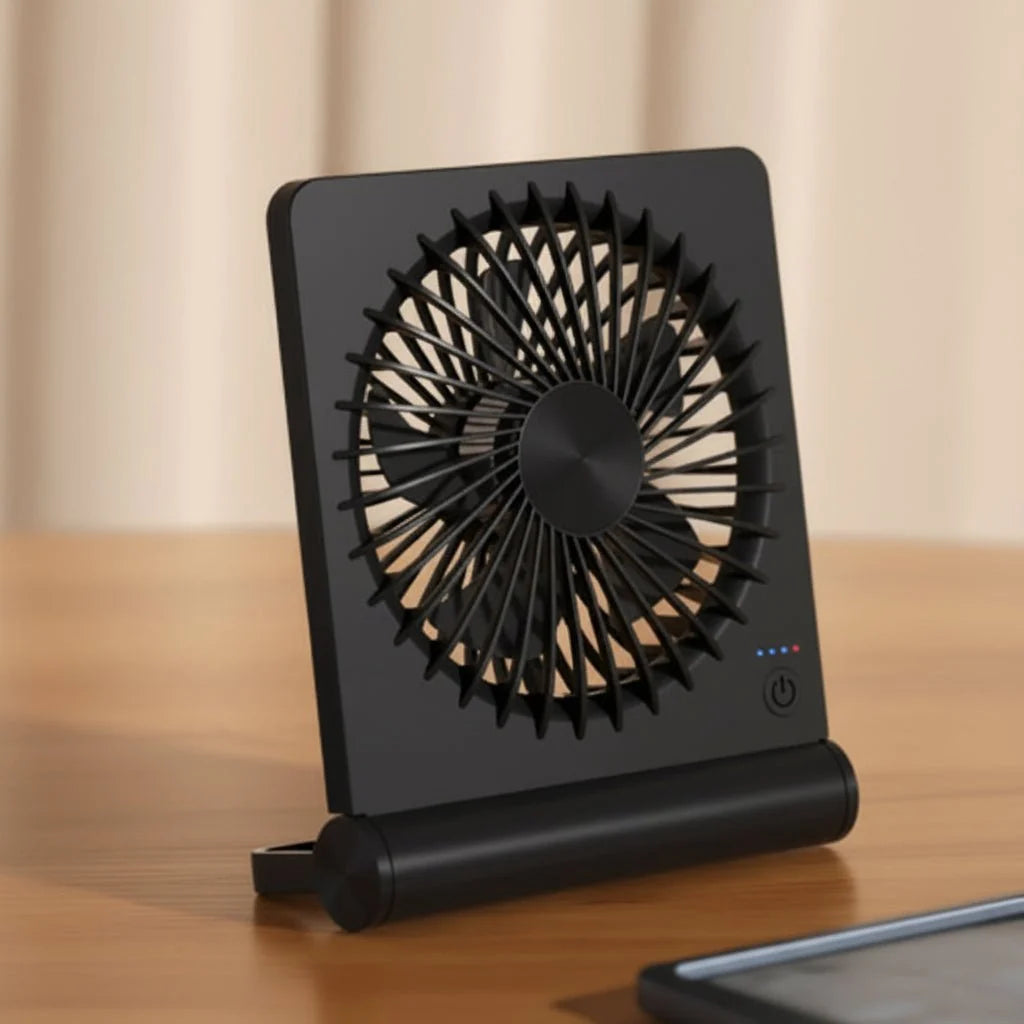 Compact Adjustable USB Desk Fan for Small Spaces 0