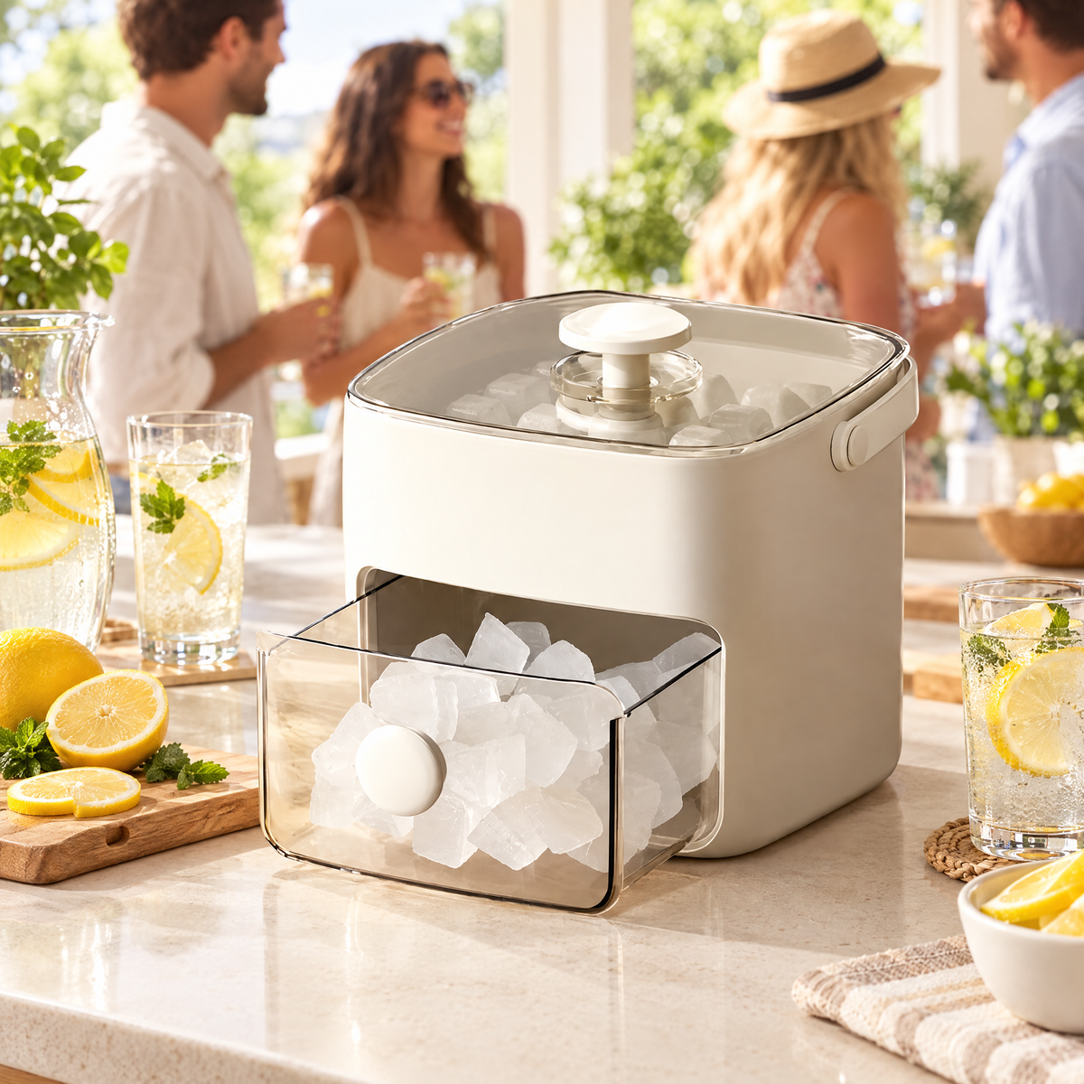 Compact Countertop Ice Maker Machine for Quick Ice Production 2