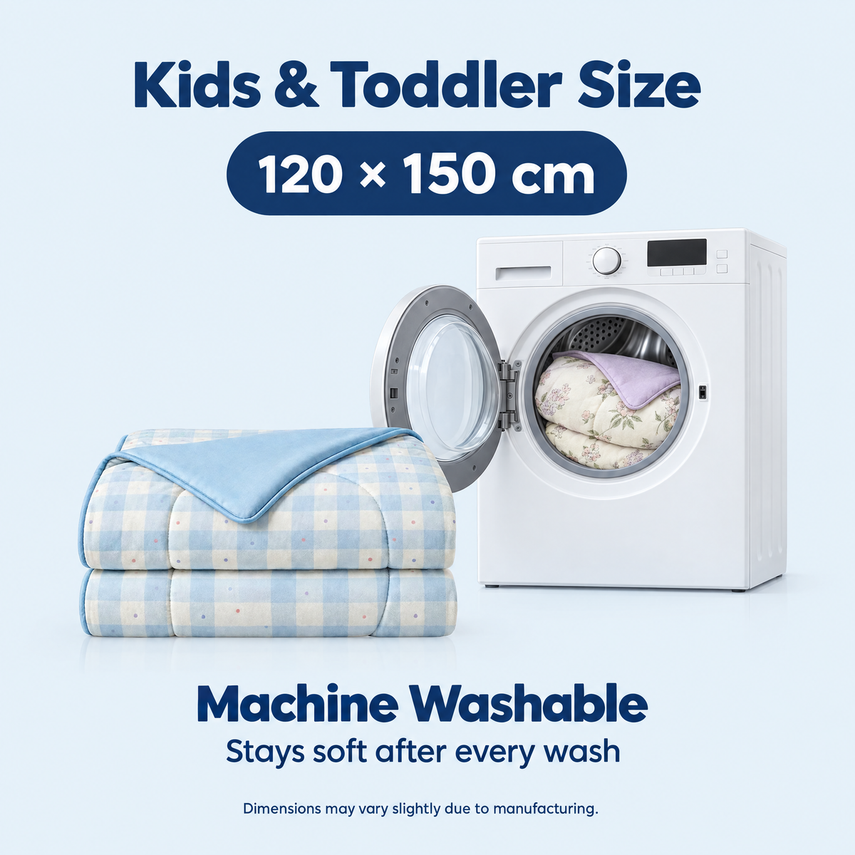 Cooling Blanket for Kids, Reversible Soft Fabric 5