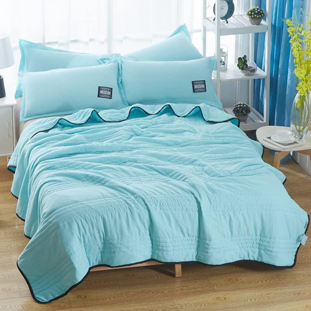 Cooling sleep blanket designed for comfort and breathability, featuring moisture-wicking fabric and a lightweight design for a restful night's sleep. 6