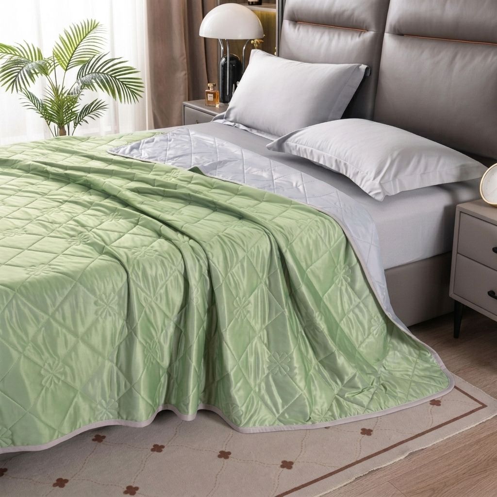 Cooling Summer Blanket – Breathable & Lightweight for Warm Nights