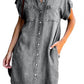Denim Shirt Dress – Relaxed Fit with Practical Pockets