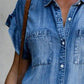 Denim Shirt Dress – Relaxed Fit with Practical Pockets