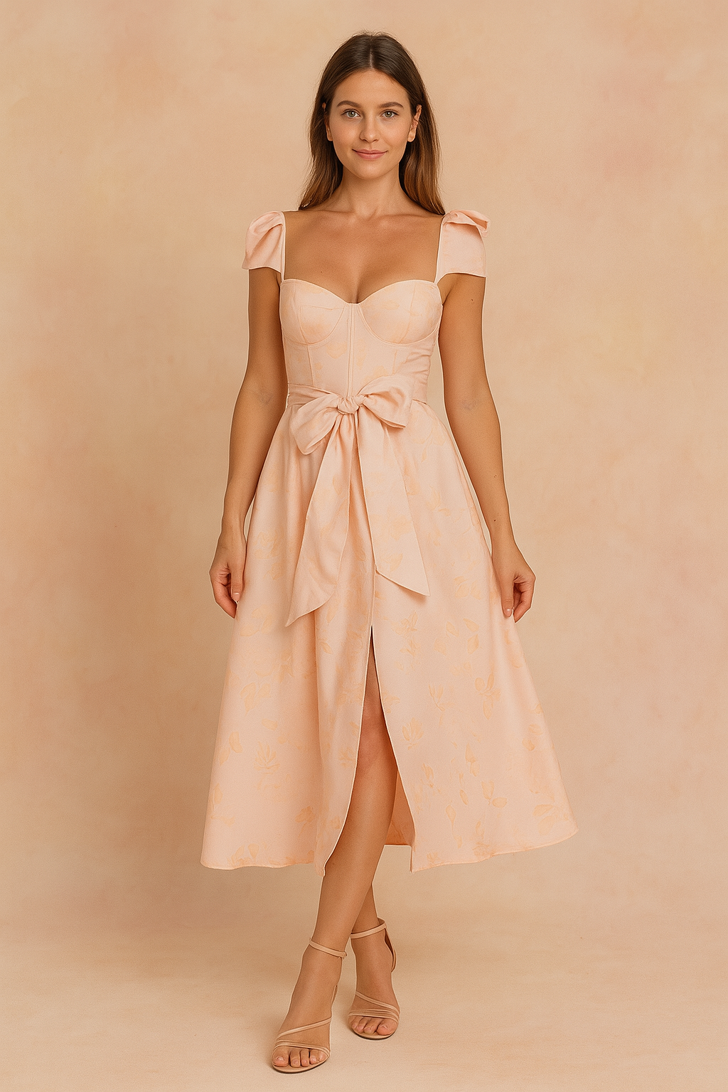 Elegant Sleeveless Long Ruffle Summer Dress | Refined Women's Wear