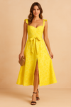 Elegant Sleeveless Long Ruffle Summer Dress | Refined Women's Wear