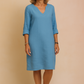 Elegant V-Neck Sleeveless Midi Dress | Refined Women's Wear