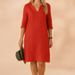 Elegant V-Neck Sleeveless Midi Dress | Refined Women's Wear