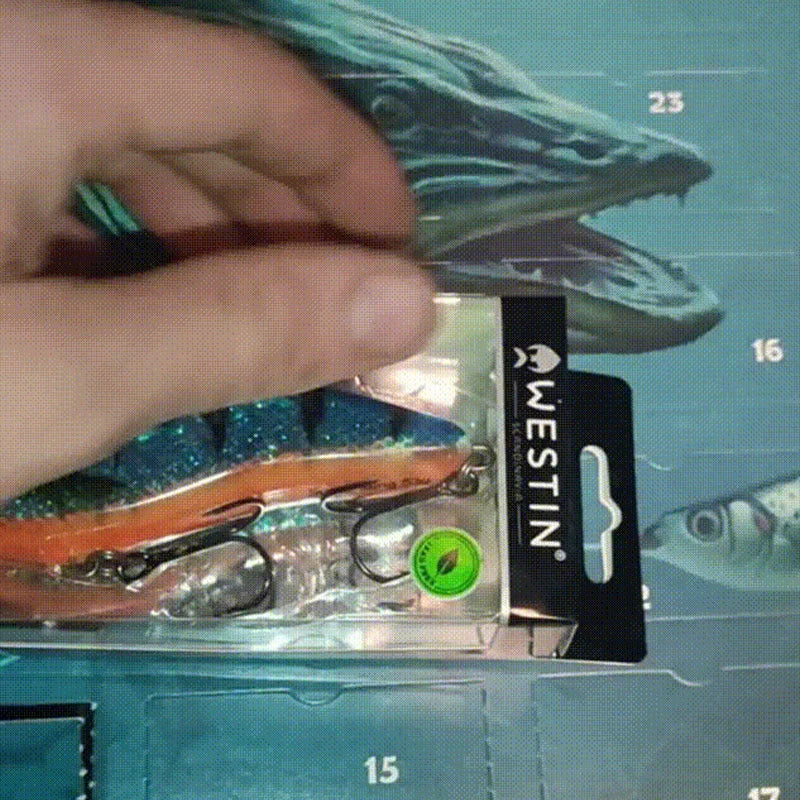 Fishing Advent Calendar with 24 Varied Fishing Lures 6