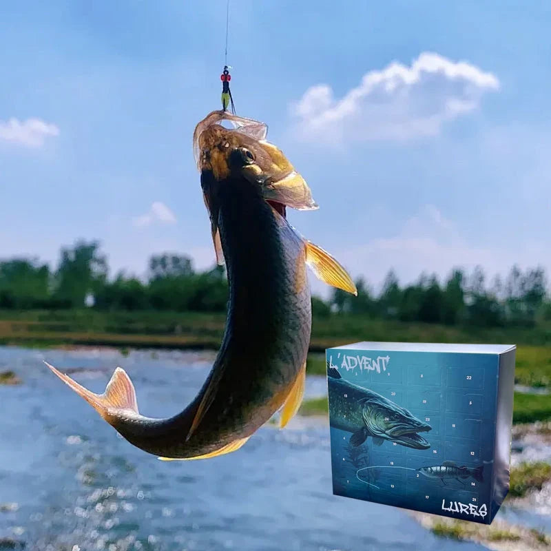 Fishing Advent Calendar with 24 Varied Fishing Lures 8