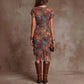 Floral Bodycon Dress – Elegant V-Neck Summer Wedding Guest Essential