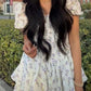 Floral Corset Mini Dress With Sweetheart Neckline