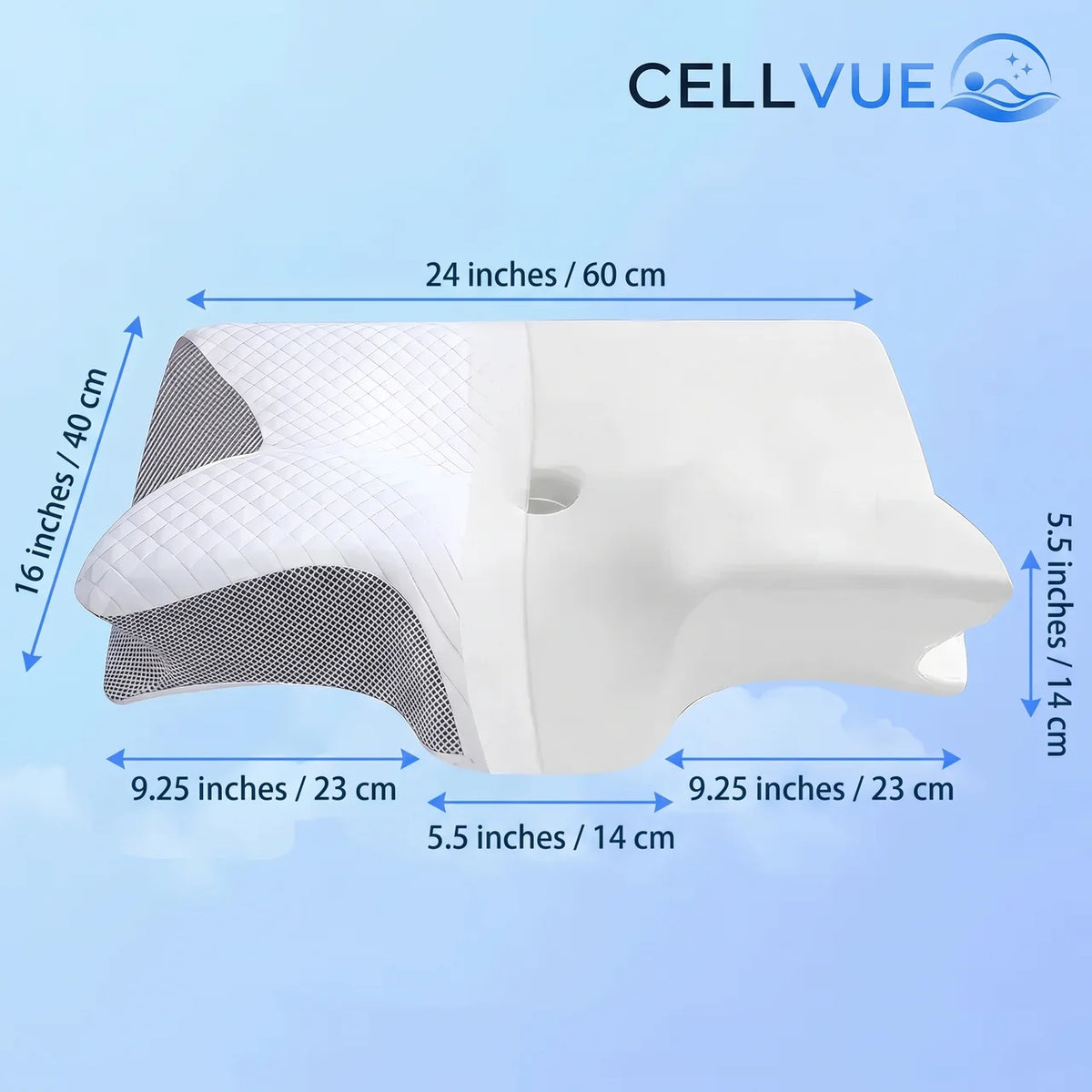 Memory Foam Contour Pillow for Comfortable Sleep - view 7