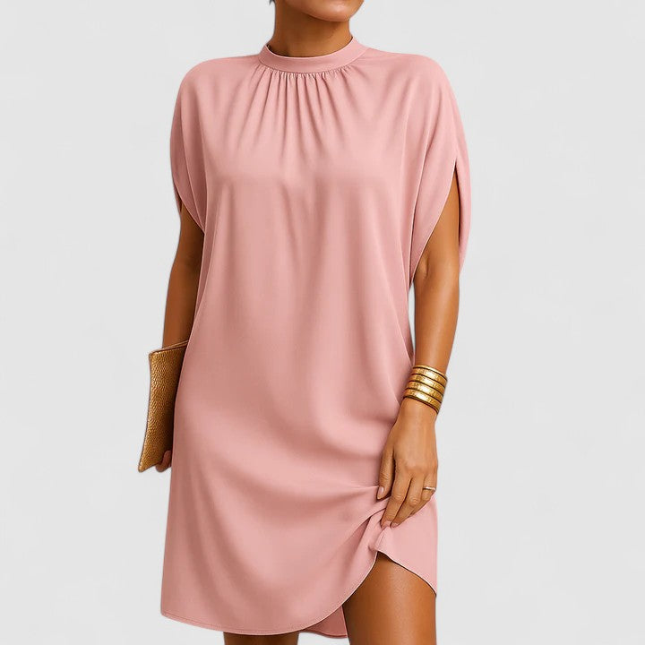 Minimalist Loose-Fit Shift Mini Dress for Easy Summer Days