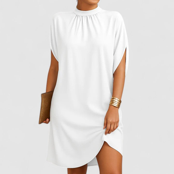 Minimalist Loose-Fit Shift Mini Dress for Easy Summer Days