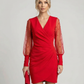Off-The-Shoulder Dress – Elegant Long Sleeve Summer Style for Women