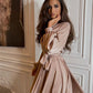 Pauline Satin Wrap Cocktail Dress With Belt