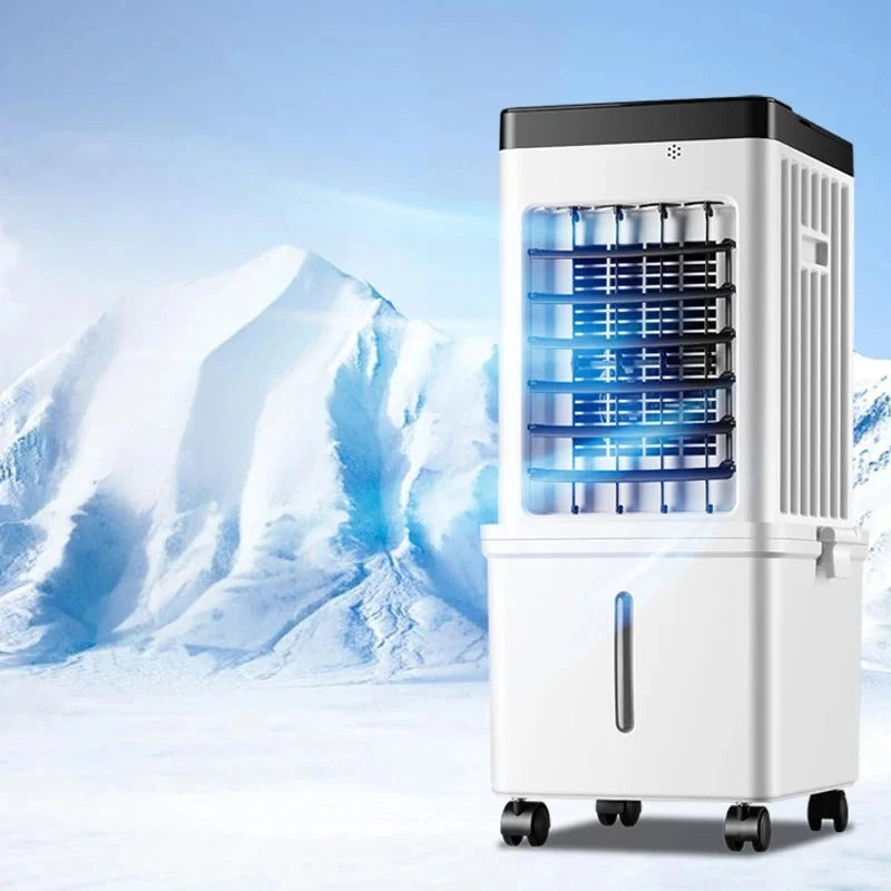 Portable air conditioner with humidifier featuring a sleek, windowless design, perfect for cooling and adding moisture to any indoor space. 0