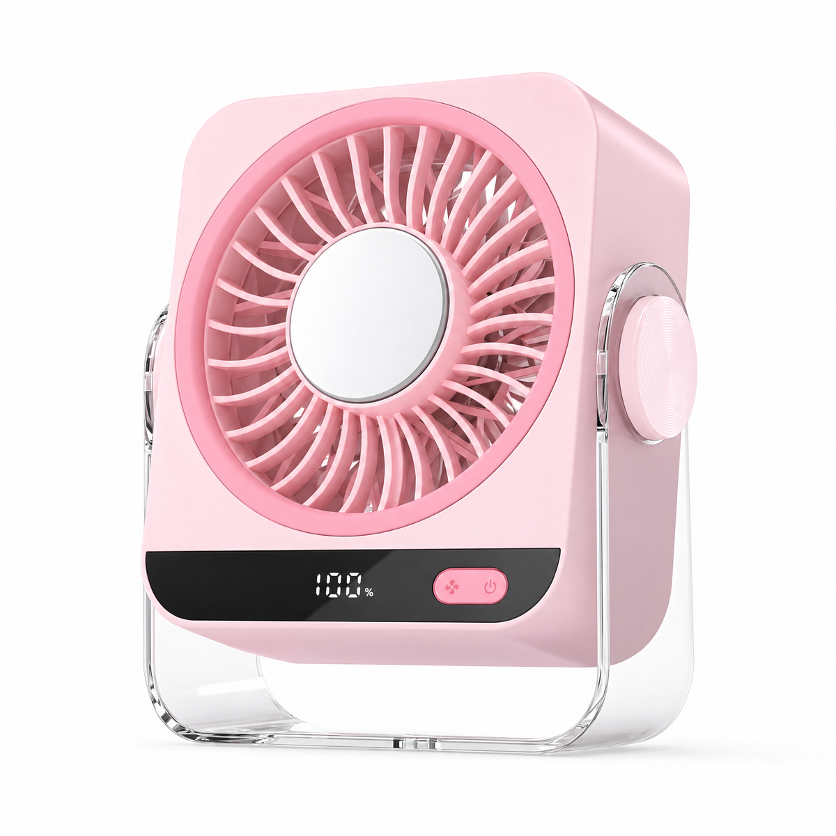 Rechargeable USB Desk Fan with Adjustable Tilt Airflow 7
