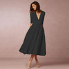 Refined Fitted Ivoire Midi Dress for Polished Daytime Events