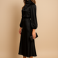 Refined High-Waist Midi Dress for Elegant Daytime Occasions