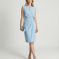 Retro Elegance White Dress – Flattering High Waist for Summer Events