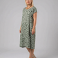 Sakura Midi Dress – Elegant Empire Waist for Versatile Summer Occasions