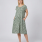 Sakura Midi Dress – Elegant Empire Waist for Versatile Summer Occasions