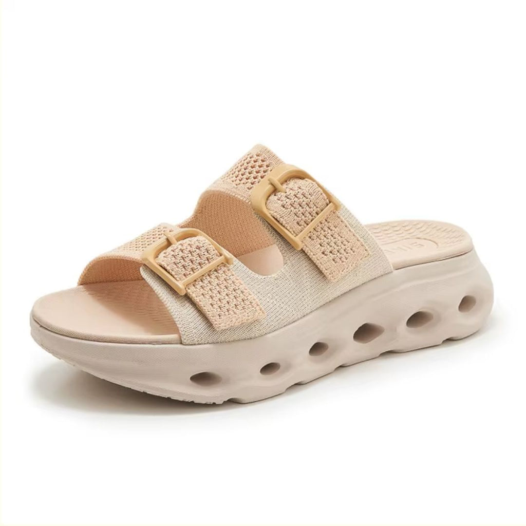 Sandaler för dam med tjock sula & justerbara spännen