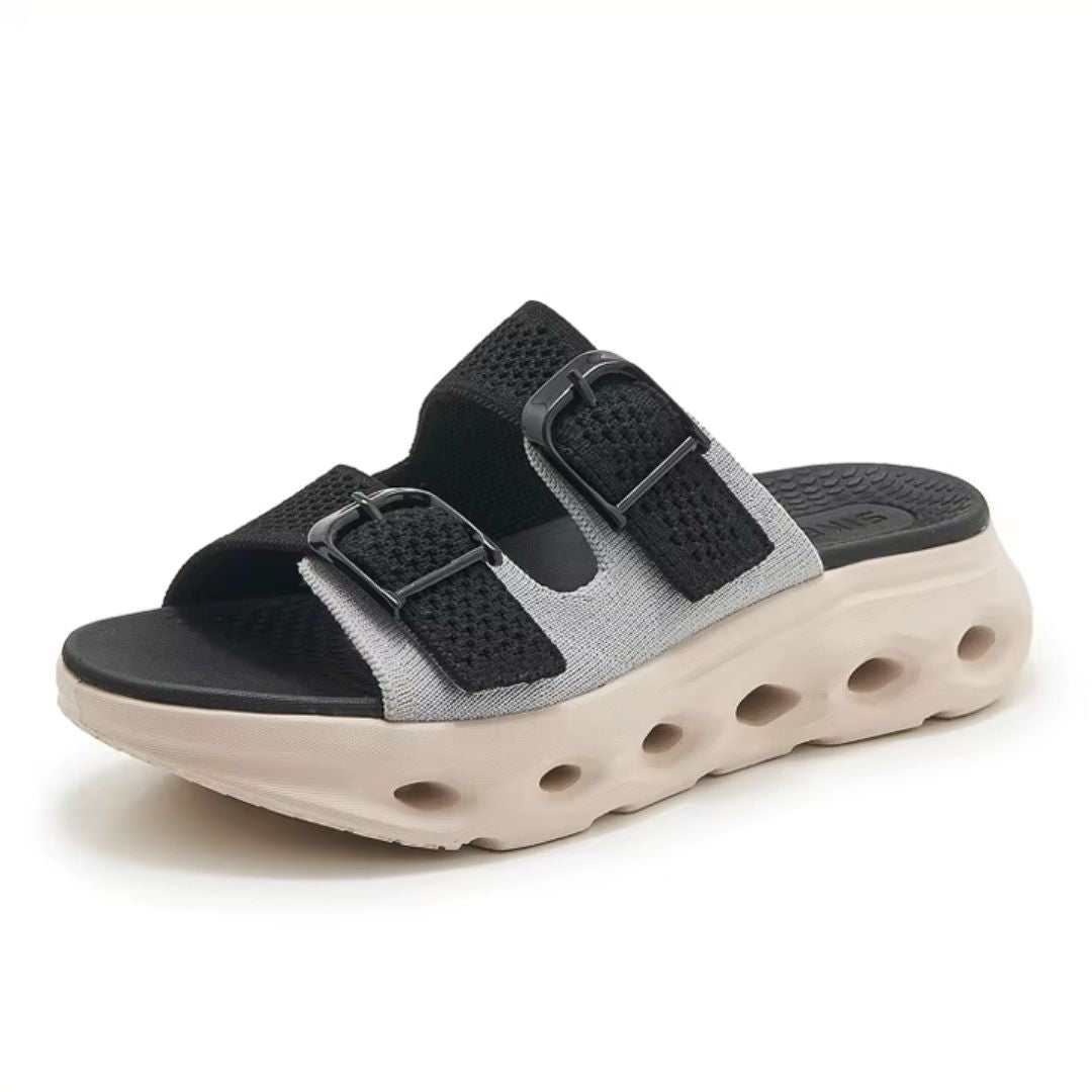 Sandaler för dam med tjock sula & justerbara spännen
